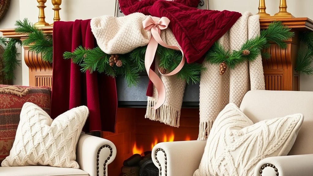 add cozy textured fabrics