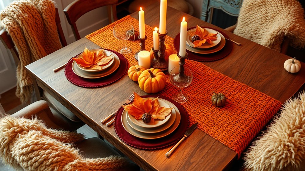 add plush cozy textiles