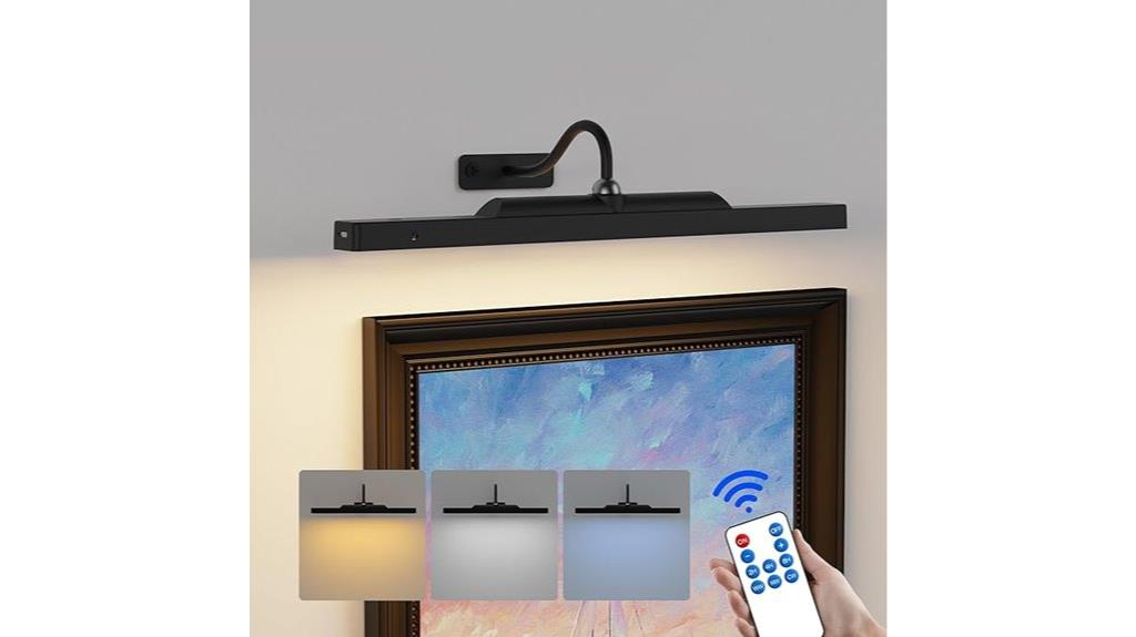 adjustable cordless picture lighting