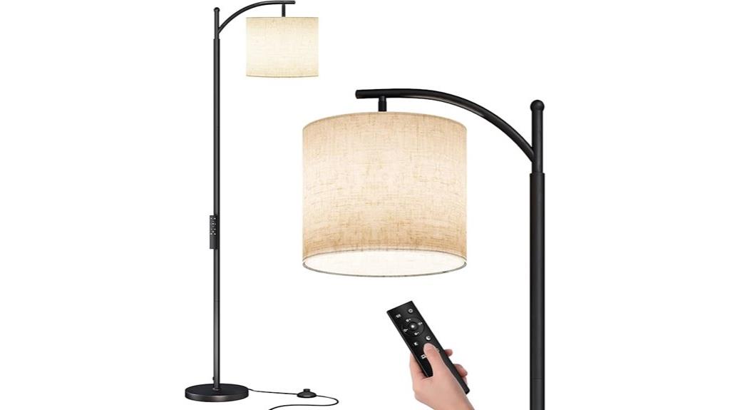 adjustable remote floor lamp