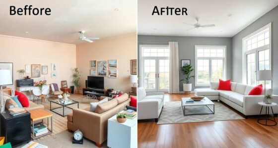 affordable living room transformation