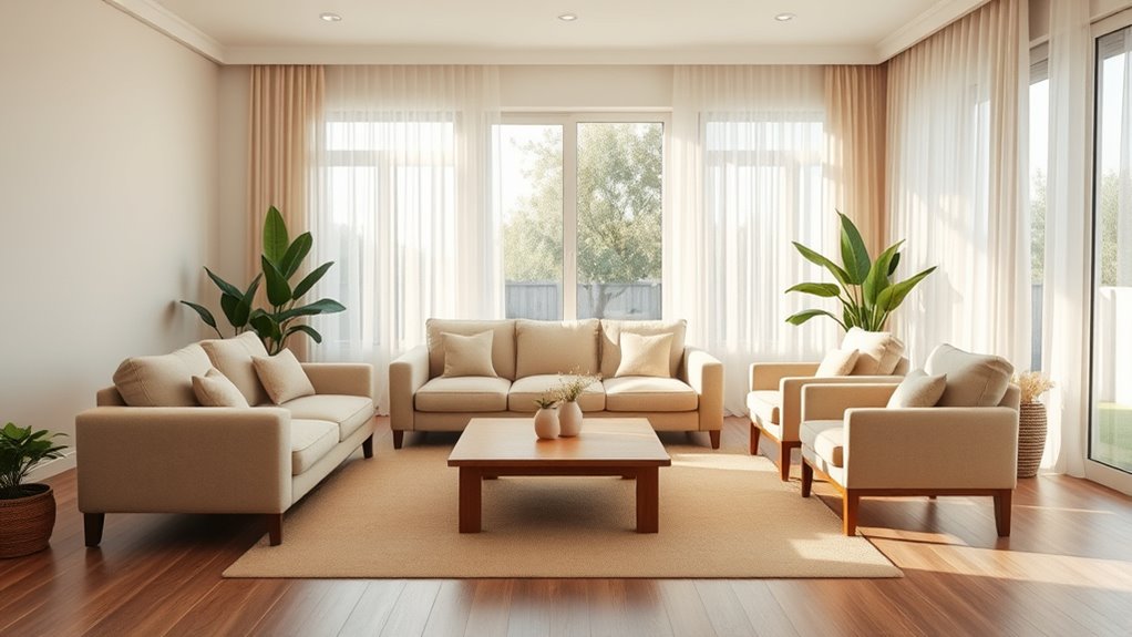 arrange furniture for harmony