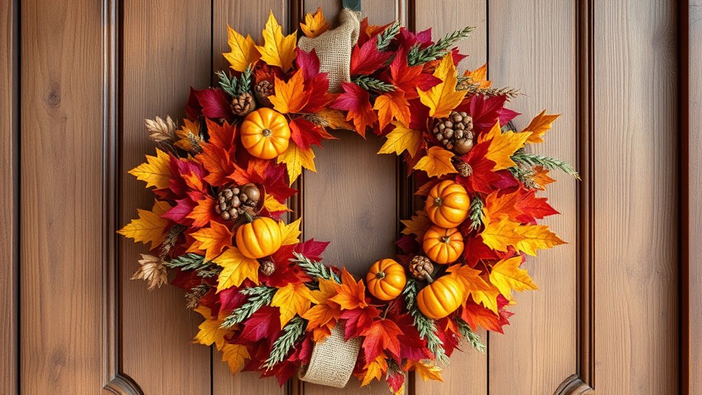 autumn front door decor