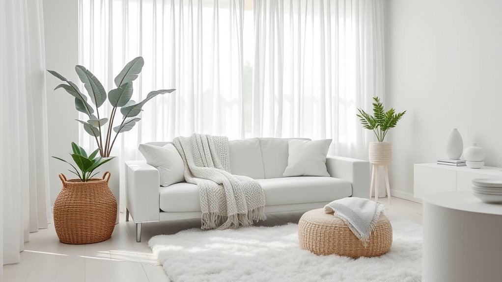 balancing warmth with white