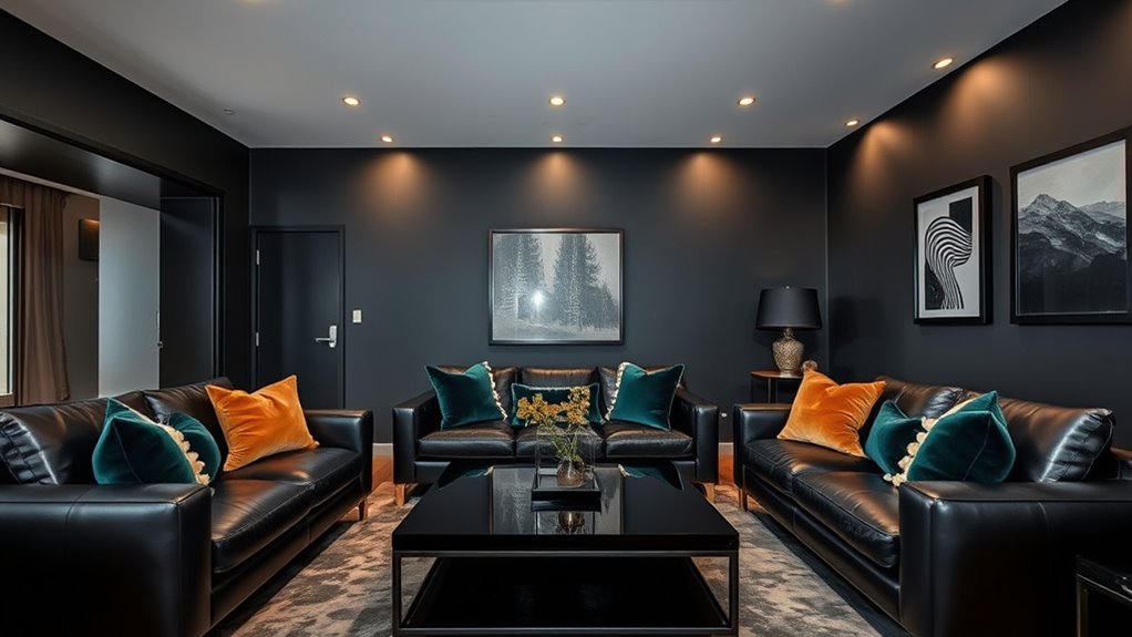 black and white contrast