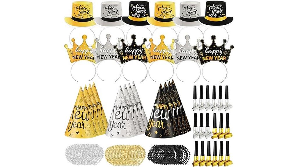 black gold new year party