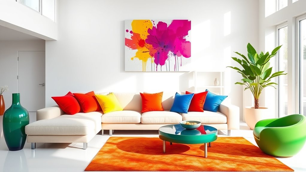 bold wall art accents