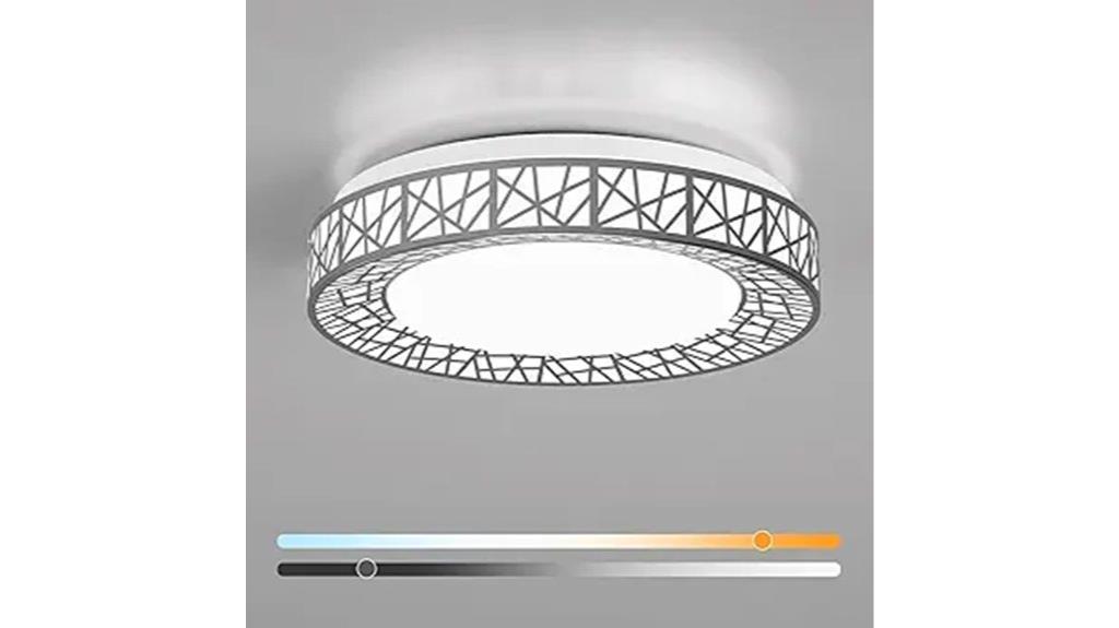 brushed nickel ceiling light