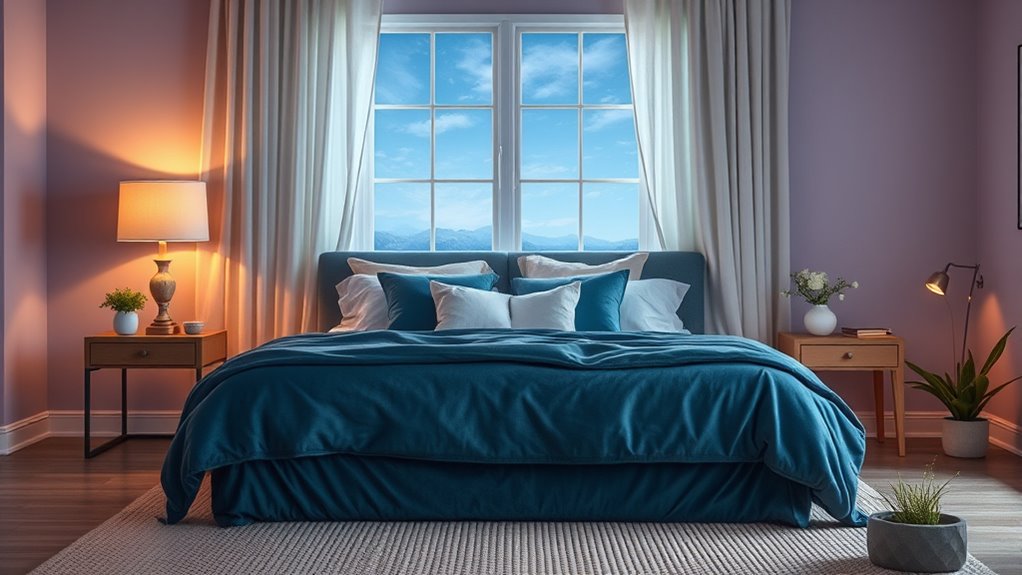 calming color palette choices