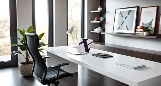 chic workspace for efficiency