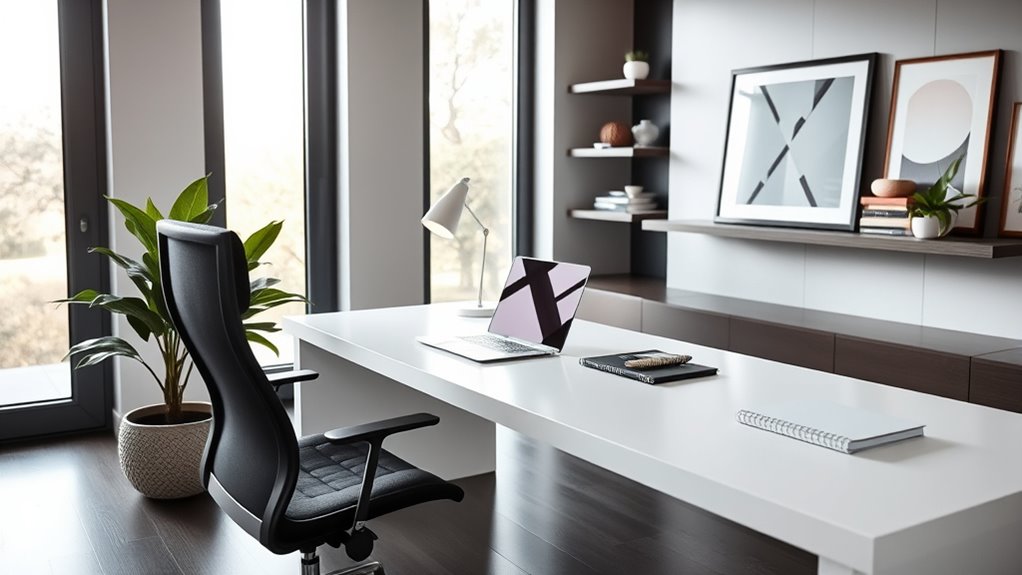 chic workspace for efficiency