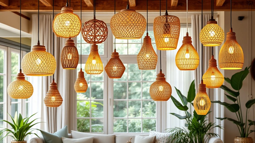 choosing rattan pendant lights