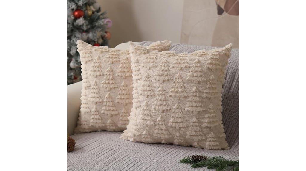 christmas faux fur cushions