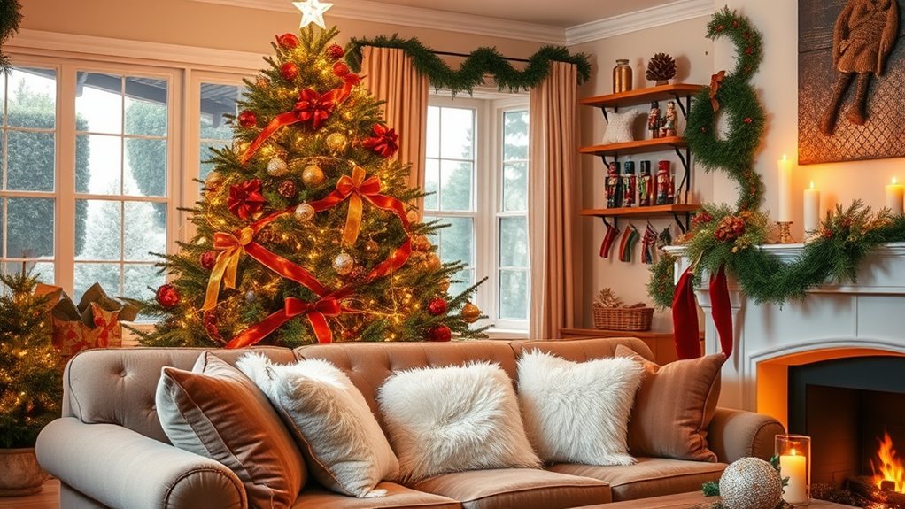 christmas living room decorating ideas