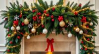 christmas mantel garland ideas