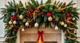 christmas mantel garland ideas