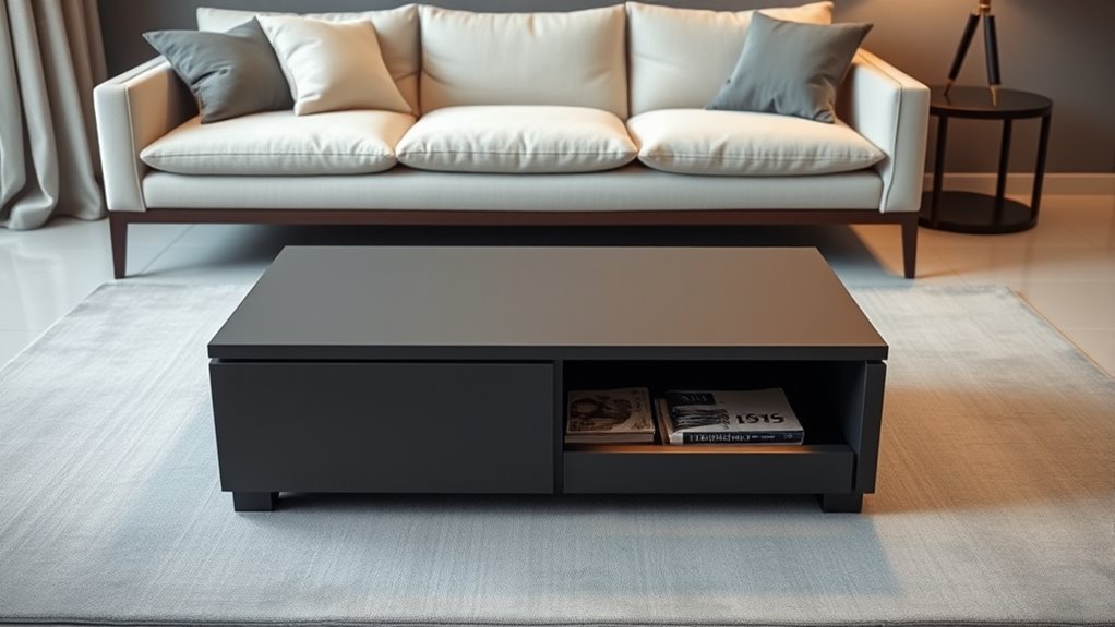 clutter free stylish storage