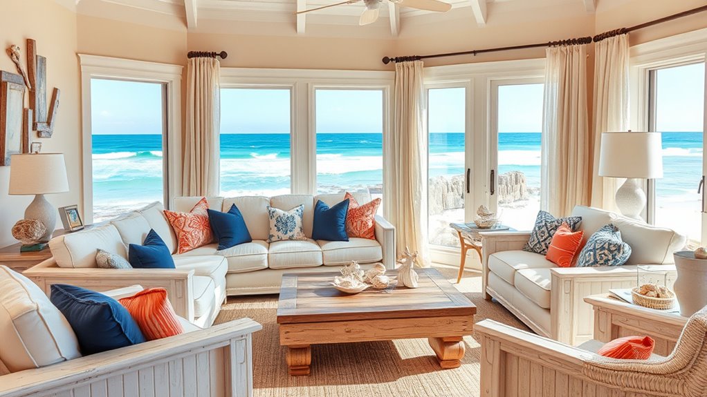 coastal colors and accents
