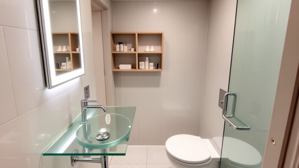 compact fixtures maximize space