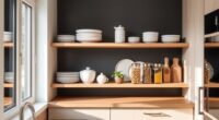 compact kitchen shelf solutions