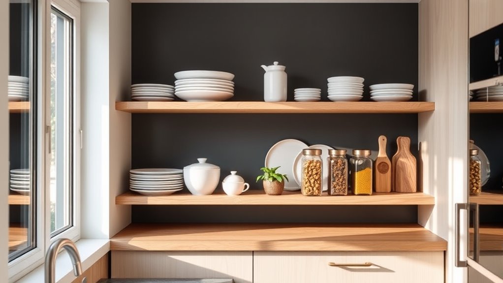 compact kitchen shelf solutions