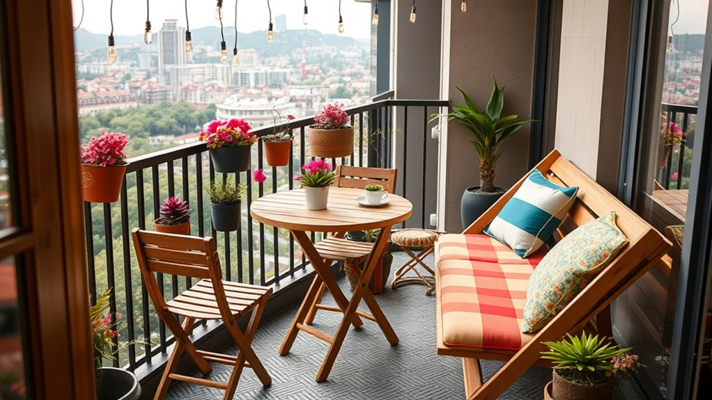 compact versatile outdoor furniture