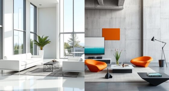 comparing design styles