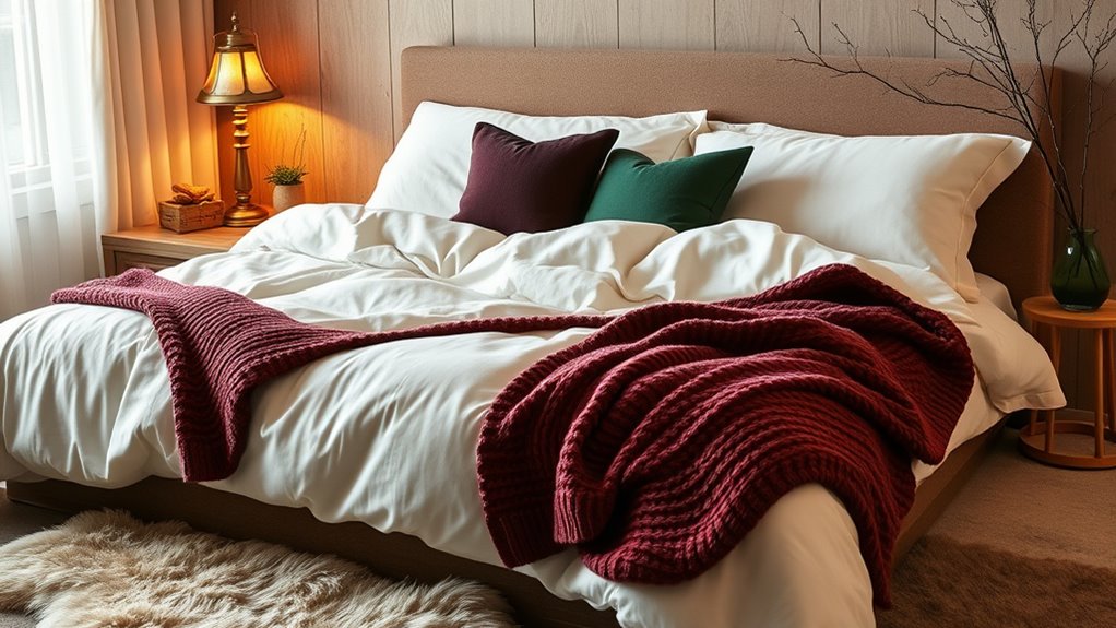 cozy warm winter colors