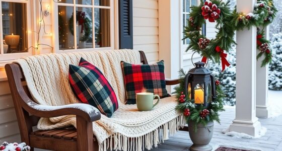 cozy winter porch decor