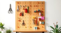 crafty wall storage solution