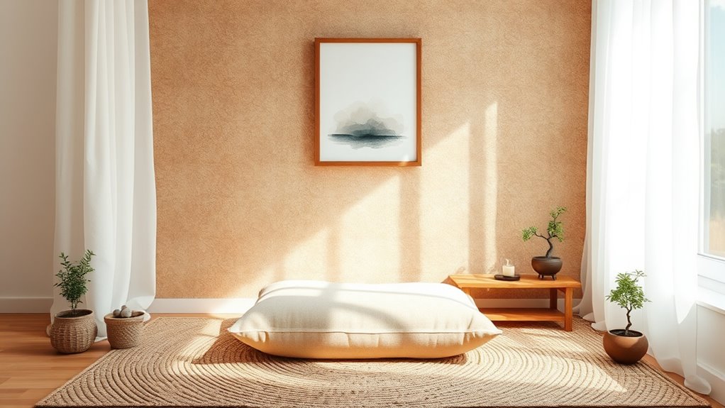 create a peaceful meditation sanctuary