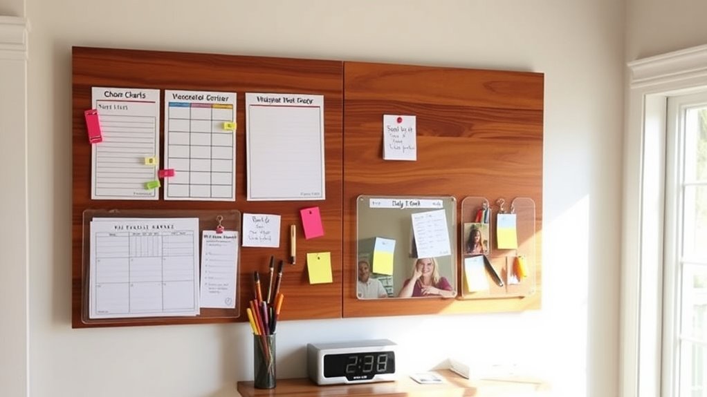 create clear chore schedules