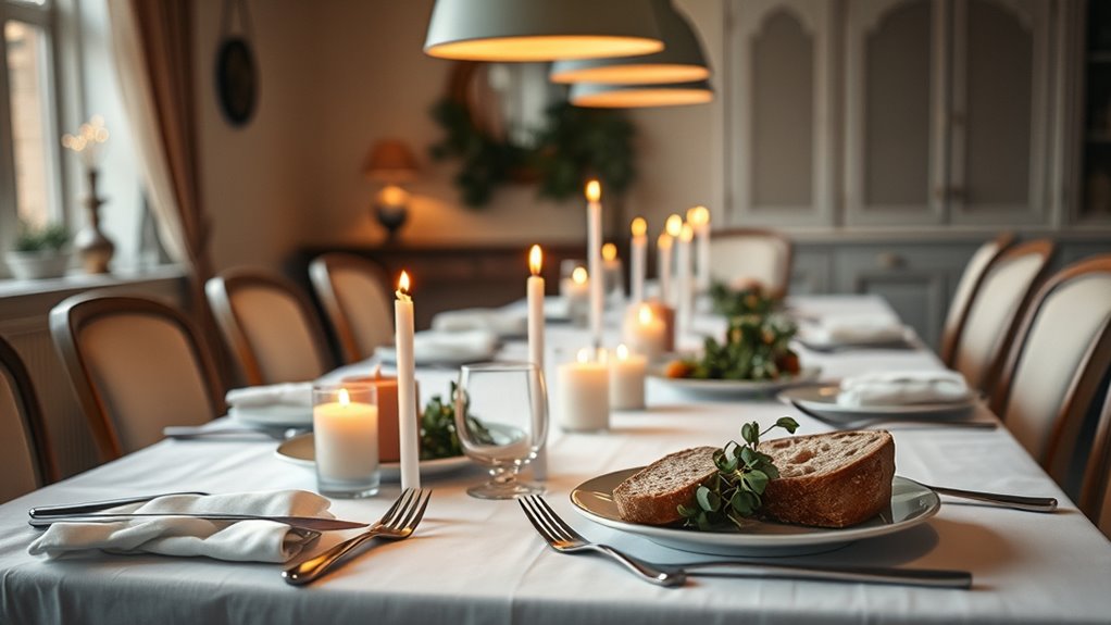 create inviting dining ambiance