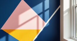 create patterned tape wall