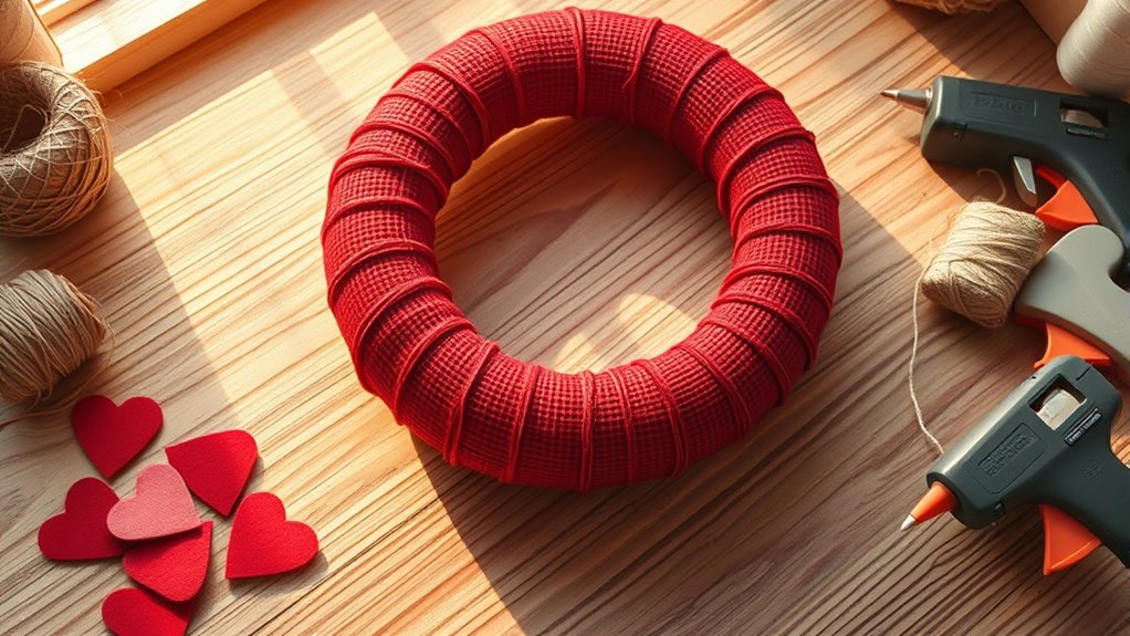 create stable wreath foundation