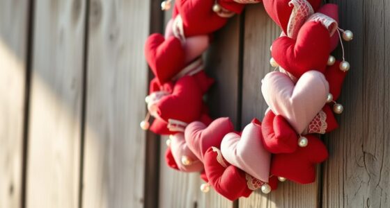 create your own heart wreath