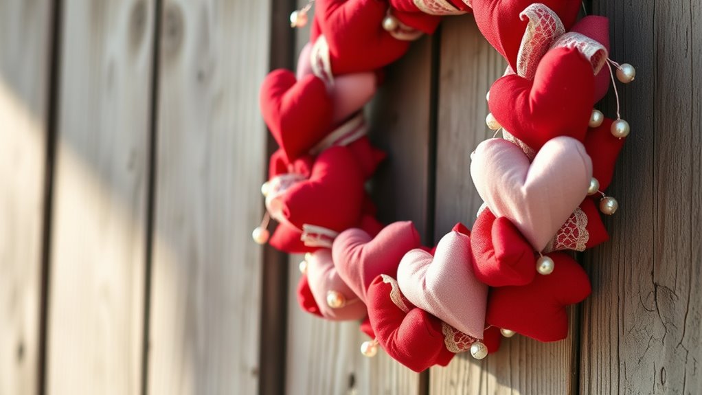 create your own heart wreath