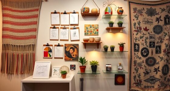 creative art display ideas