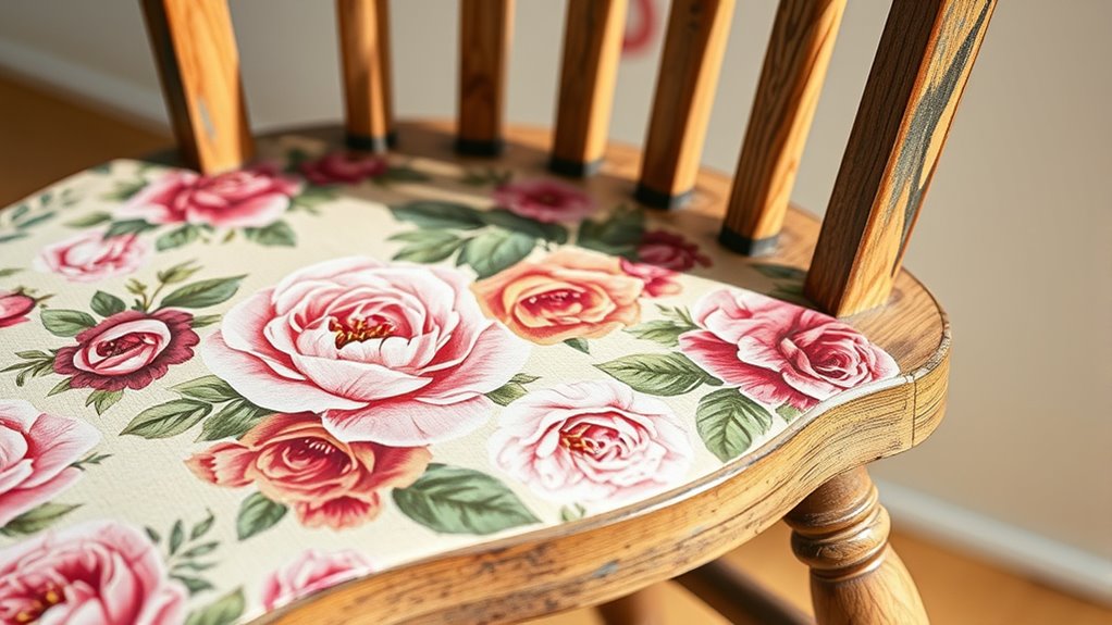 decoupage transforms furniture creatively