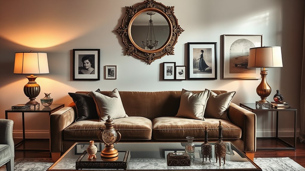 display vintage art collection