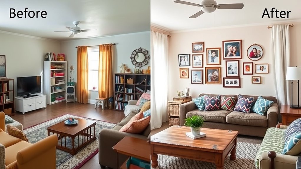 diy living room personalization