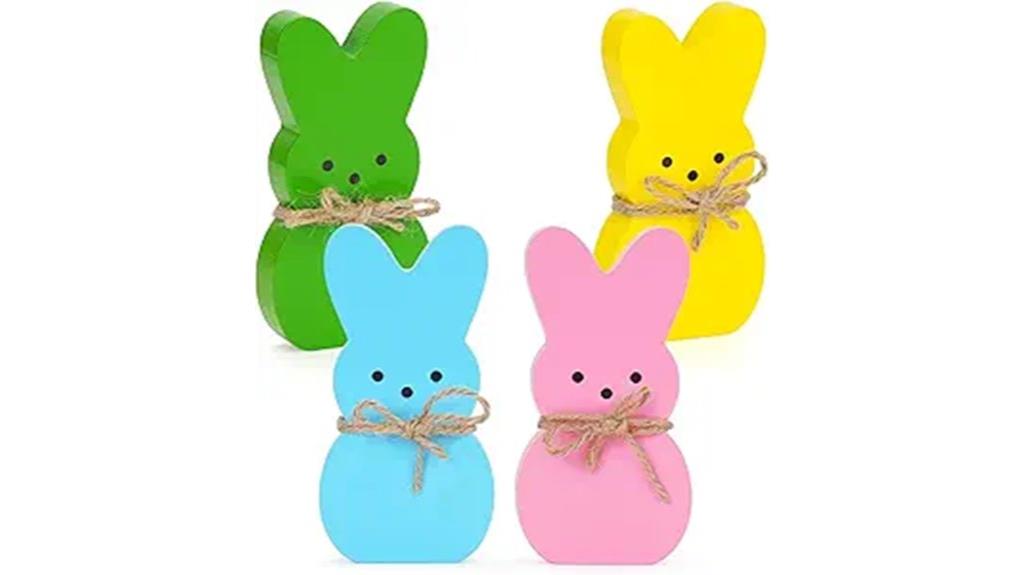 easter bunny wooden decorations