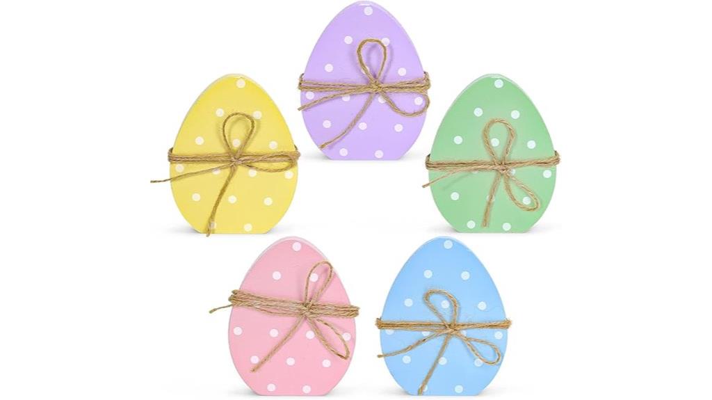 easter egg wooden decor