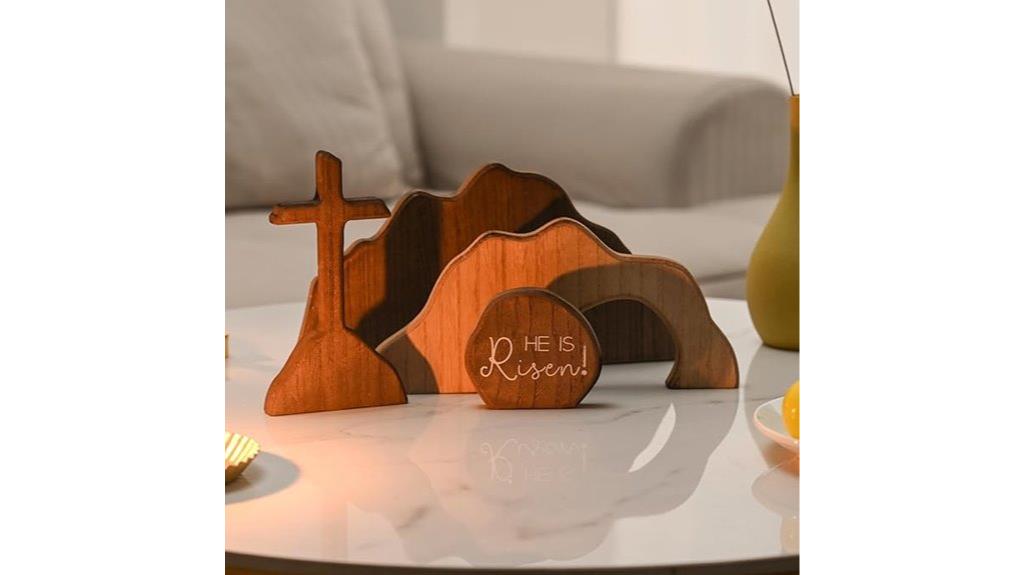 easter tomb cross decor