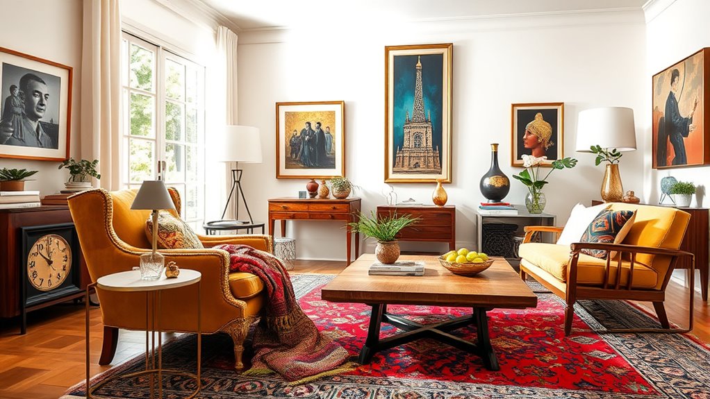 eclectic blend of styles