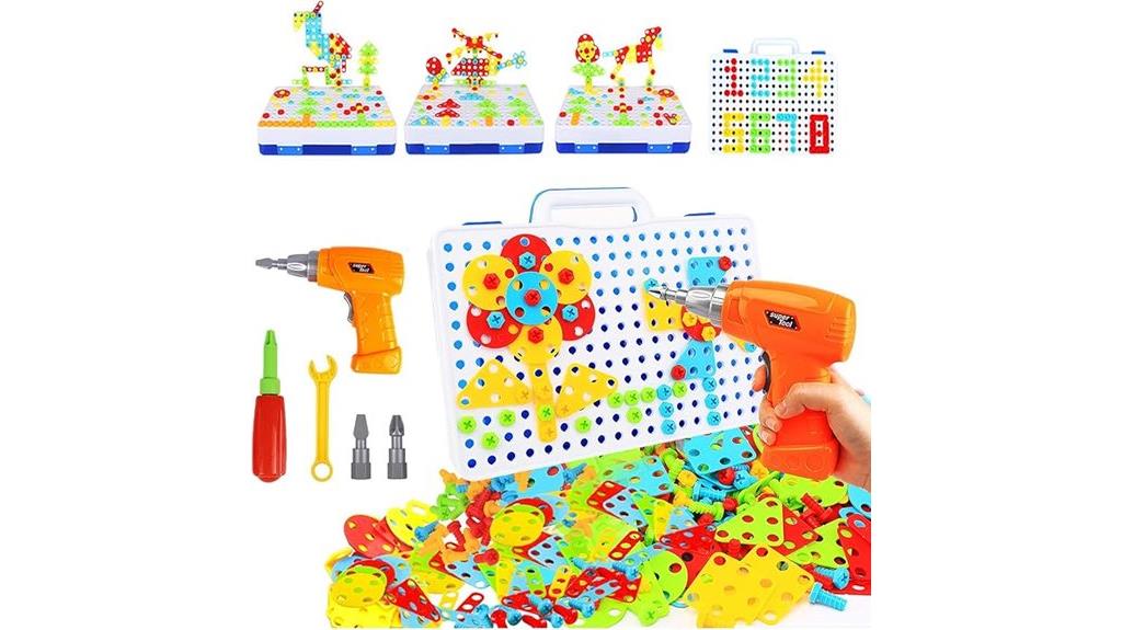 electric drill toy set