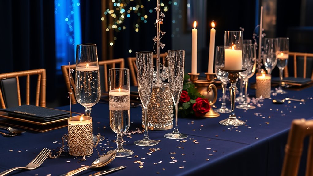 elegant festive table decor