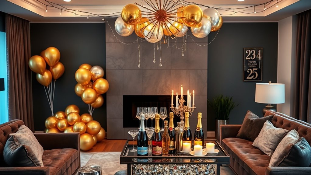 elegant home celebration decor