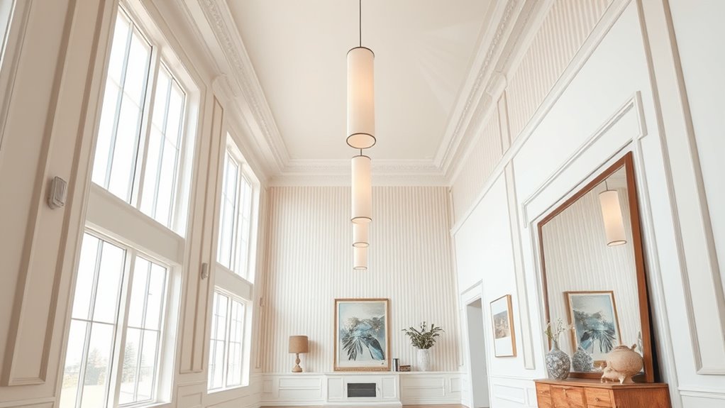 elevate room heights visually