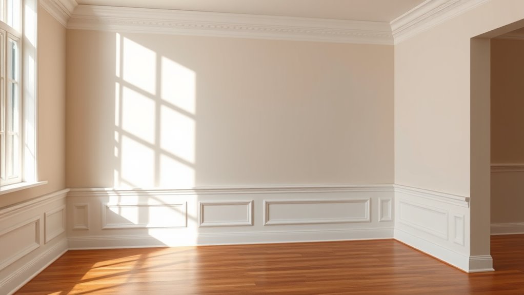 enhancing rooms with trim